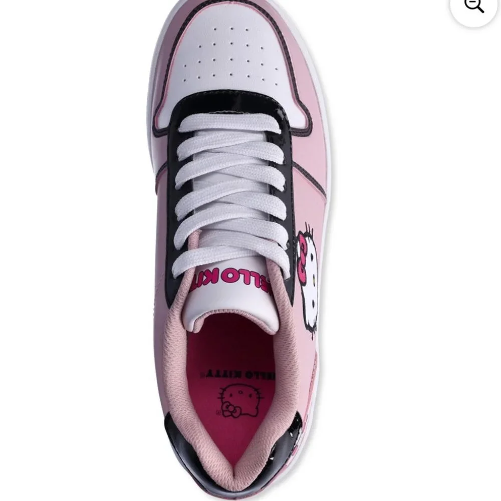 Hello Kitty Woman Sneakers Female Teens Casual Sport Court Shoes Pink -9 - Picture 2 of 4